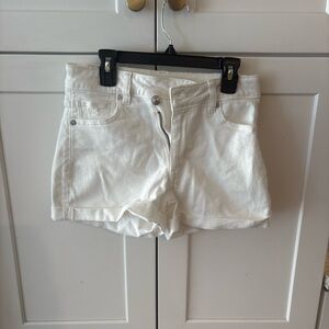 American Eagle Outfitters White Jean Shorts